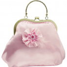 růžová svatební kabelka , kabelka pro nevěstu 0055