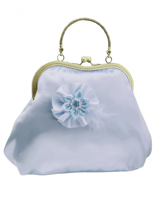 Modrá svatební kabelka , kabelka pro nevěstu 0055